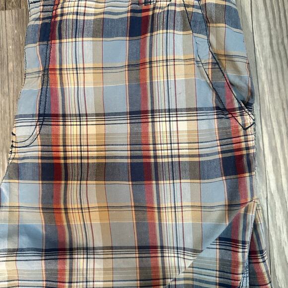 Aeropostale Men's Size 34 Casual Preppy Plaid Shorts Beige, Blue, Red, Khaki A87 - Picture 8 of 8